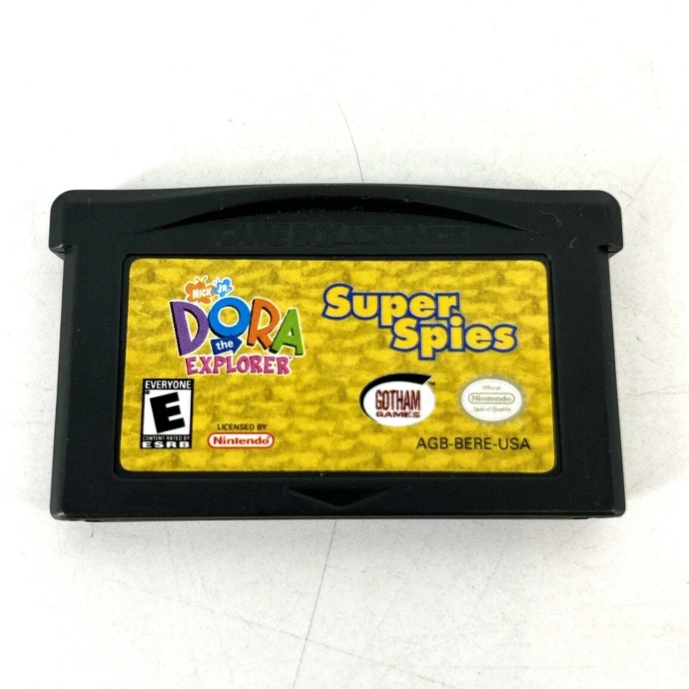 Dora the Explorer Nintendo Game Boy Advance LOT 2 Super Spies & Star‎ Adventures